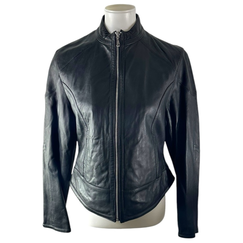 Wilsons Leather Black Women’s Jacket Size Medium